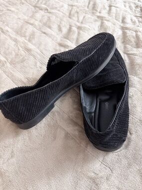 Lucky 🍀 Brand Black Corduroy Slip-On Women's Flats